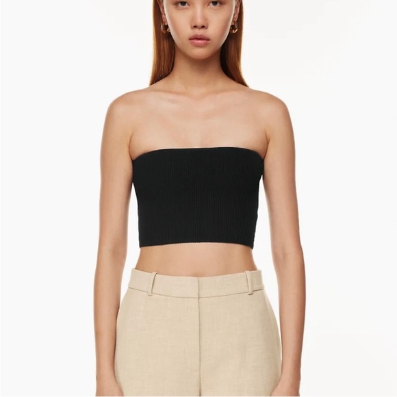 Babaton Sculpt Knit Tube Top in Mauve - Picture 5 of 5